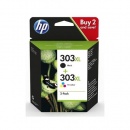HP 303XL COMBO PACK  BLACK/COLOR (HP303 XL)