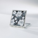 sigel Taschenspiegel Jolie, Elegance, schwarz/weiß, mit 19 Kristallsteinen, VZ383 - A -