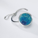 sigel Handtaschenhalter Jolie, Whisper, blau, mit 9 Kristallsteinen, VZ392 - A -