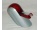 Tischabroller für Klebebänder, FixOn TwinTape, sehr edel, massiv und stabil, Sockel silber, Einsatz rot