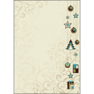 sigel Weihnachts-Motiv-Papier Decoration, A4, 90g, 25 Blatt - A -