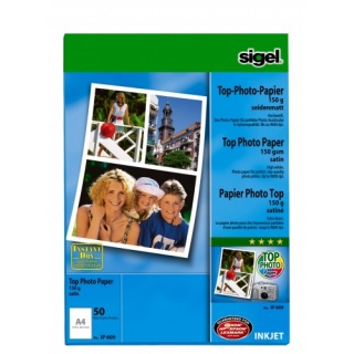 sigel Inkjet Top Photopapier SM A4 150g 50Bl, IP609 -A-